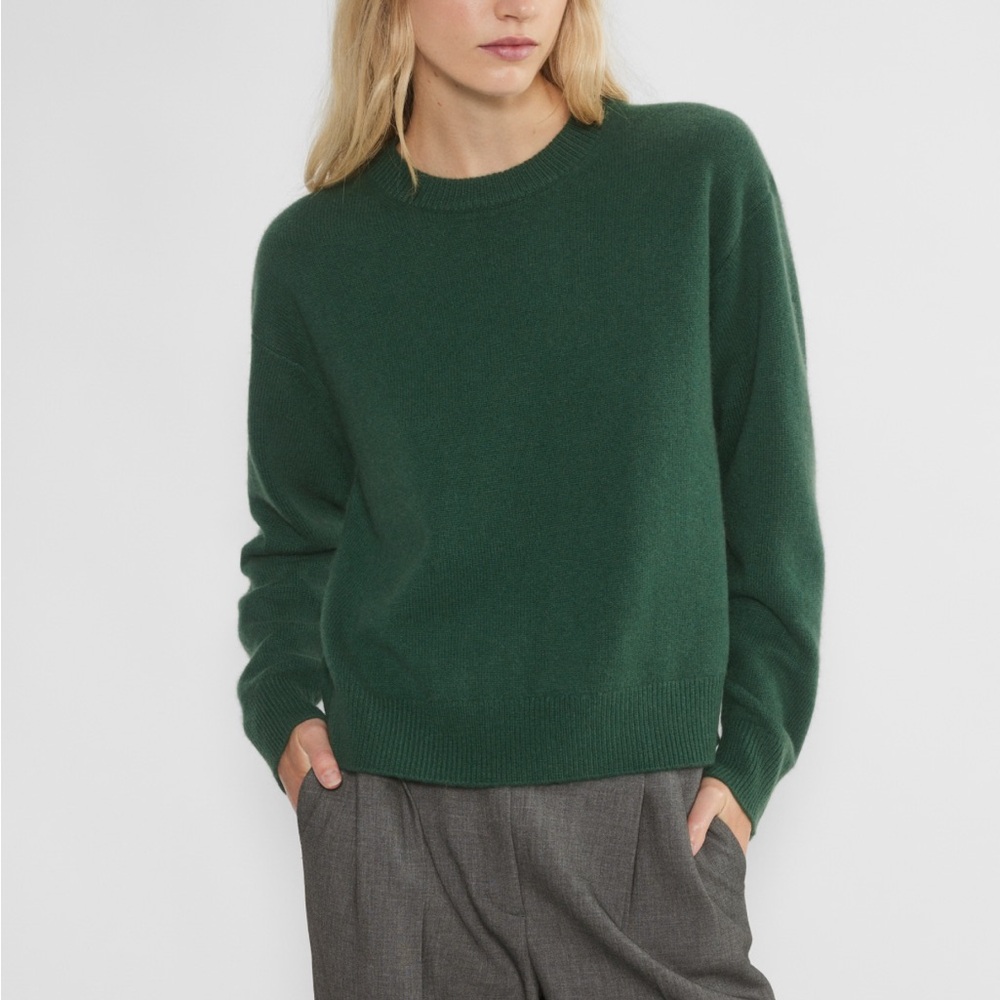 Aritzia essential 100% cashmere relaxed crew sweater